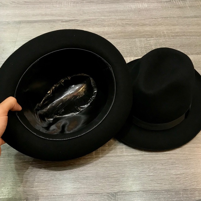 Nón NHẬP KHẨU Fedora Vành 6cm Nỉ Xịn 100% (Đóng khung chống SHOCK)