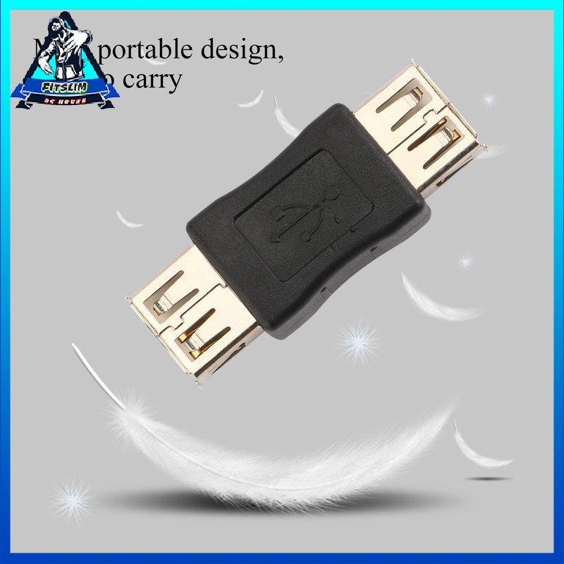 [Fitslim] USB 2.0 Type A Female to A Female Coupler Adapter Connector F/F Converter