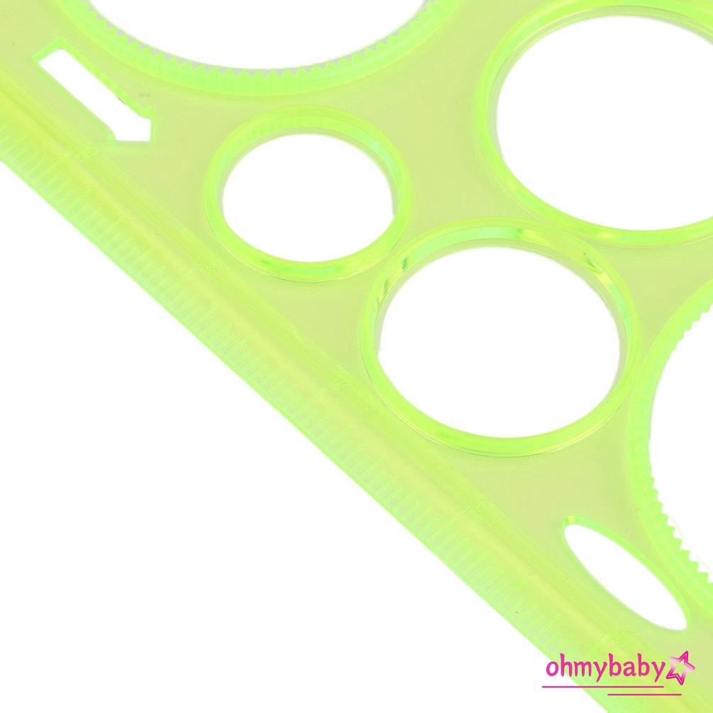 Thước kẻ hình học xoắn ốc đa chức năng thích hợp cho học sinh/trẻ em