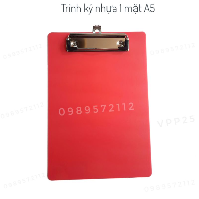 Trình ký nhựa A5.