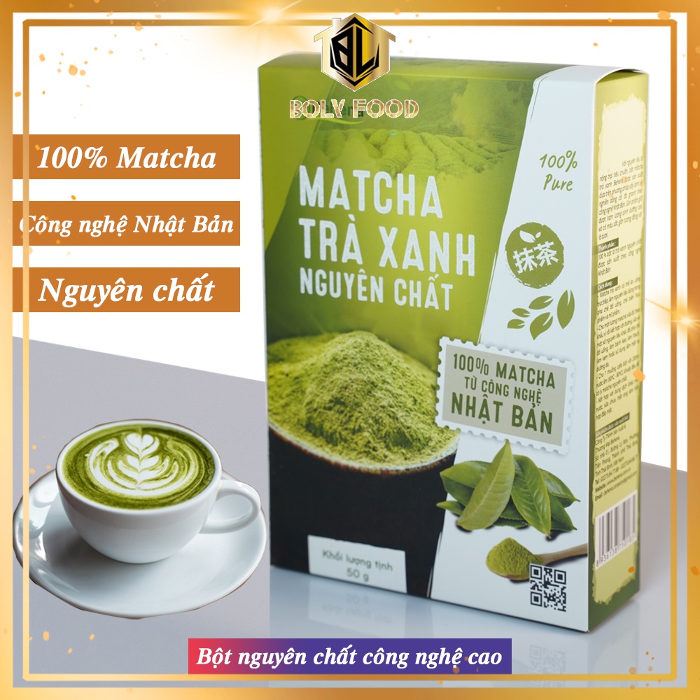 [Mã SKAMA9 giảm 8% đơn 250K] Matcha Nhật Bản - Bột Trà Xanh Nguyên Chất 100% Từ Công Nghệ Nhật Bản (Behena Hộp 50g)