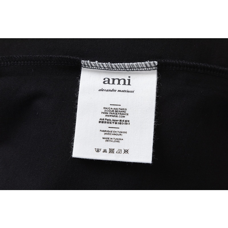 ❤❀  ❤ Áo Thun Cotton Ngắn Tay Dáng Rộng Thêu Logo Trái Tim Kiểu Cổ Điển Cho Nam Và Nữ