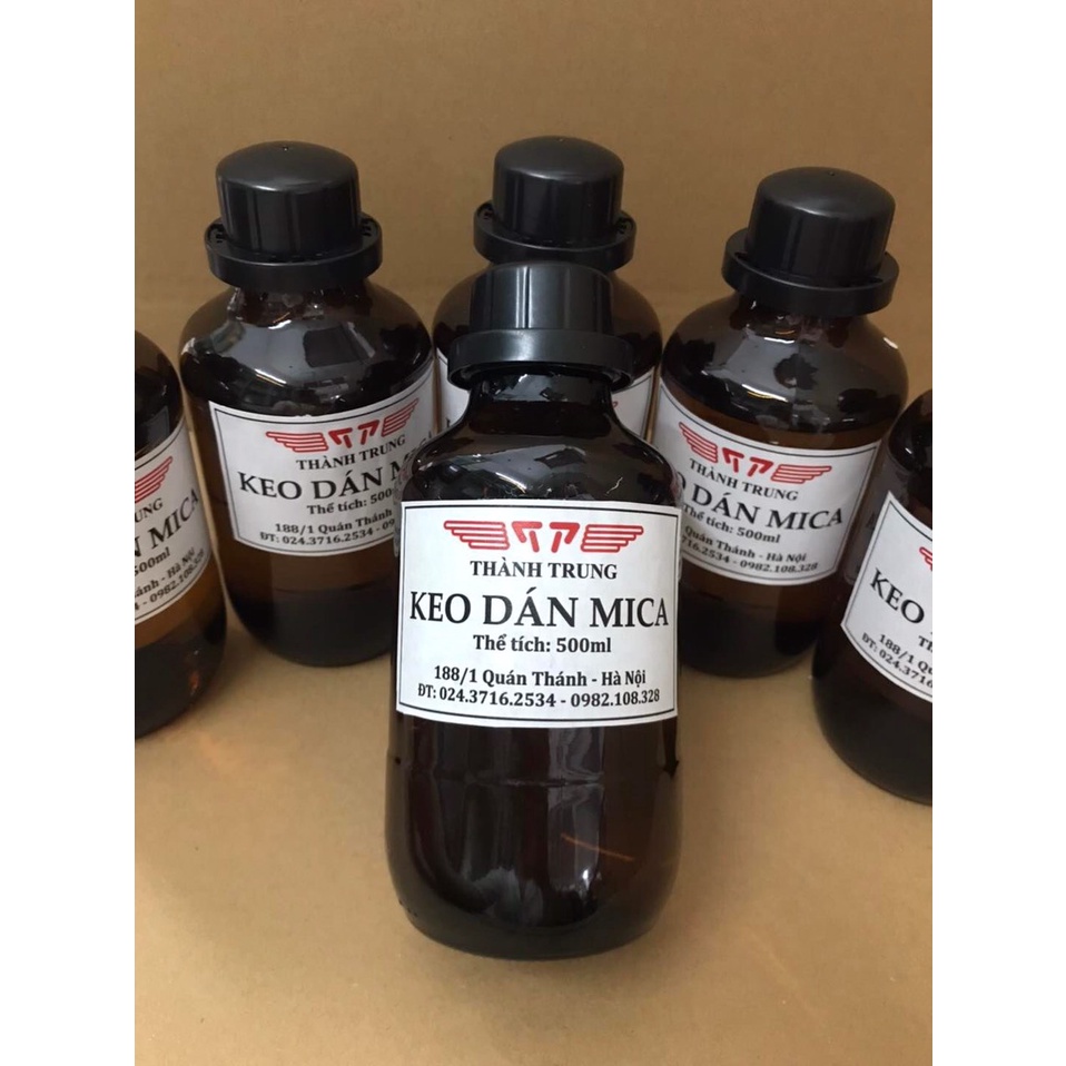 Keo dán mica