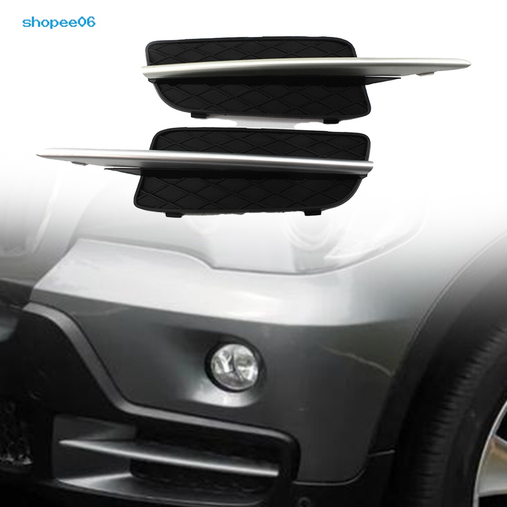 Cwpe_l/r Đèn Pha Bezel Giảm Xóc Có Lưới Tản Nhiệt 51117159593 51117159594 Phụ Kiện Chuyên Dụng Dành Cho BMW E70 X5 07-09