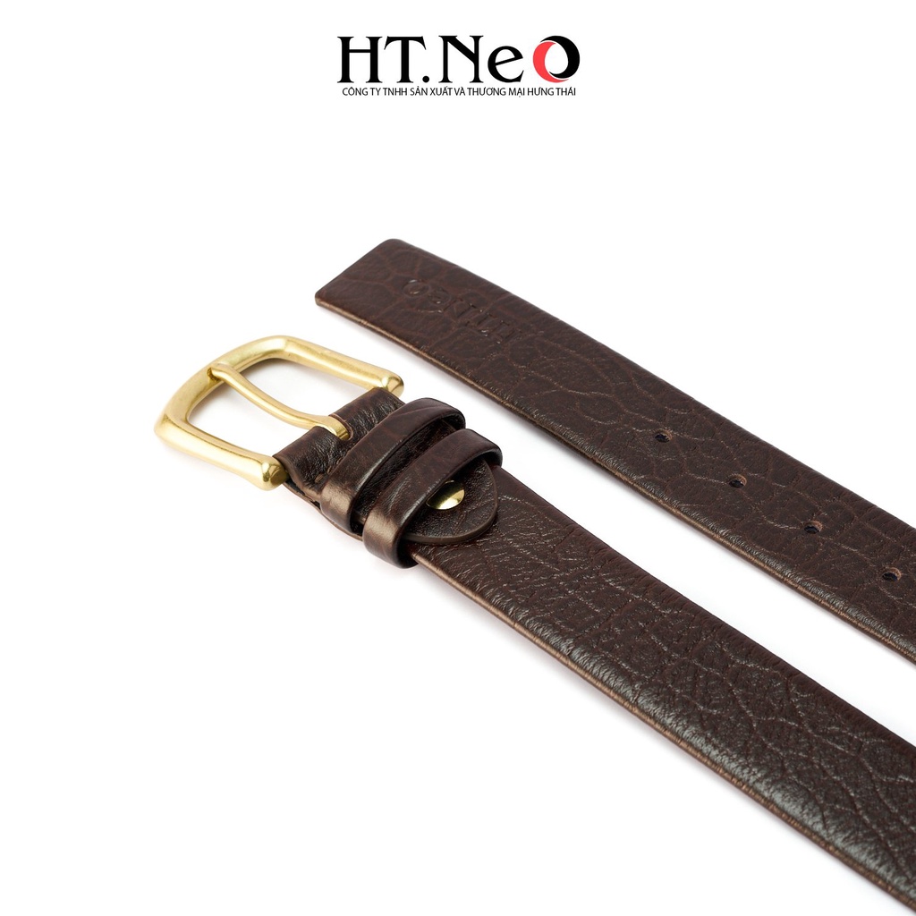 Thắt lưng nam da HT.NEO da thật nguyên miếng siêu dẻo dai, thiết kế lịch thiệp nam tính DL22