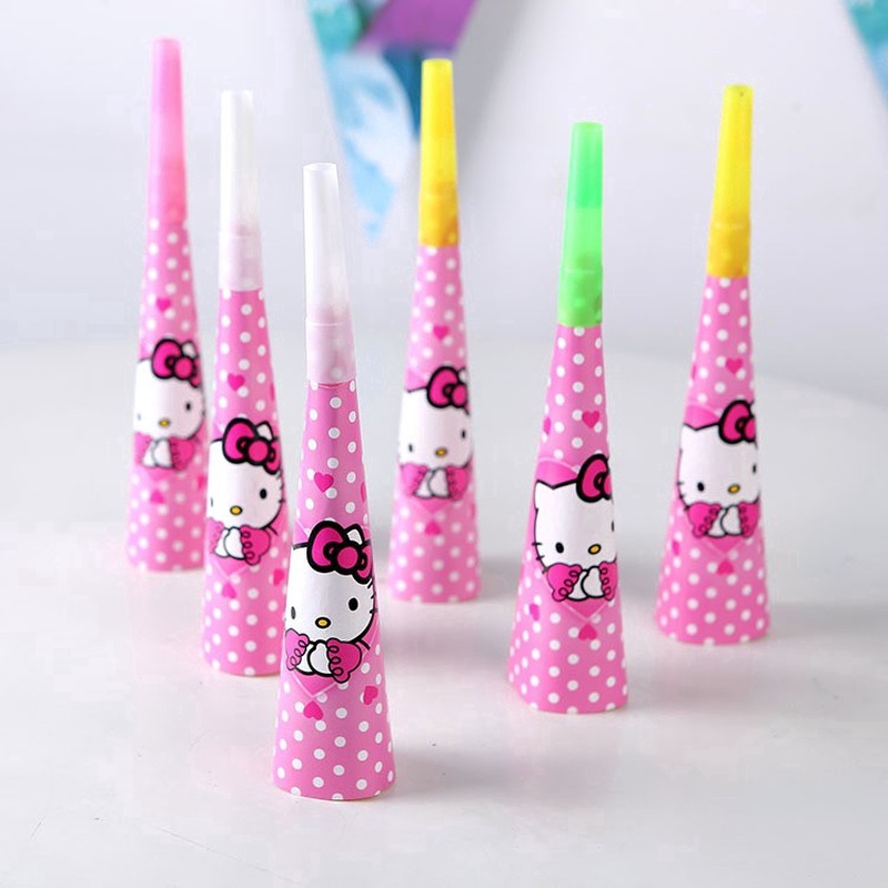 Bộ dụng cụ ăn uống hình Hello Kitty dễ thương cho bé