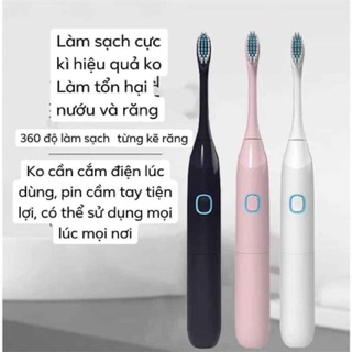 (Sẵn) Bàn chải tự động massage dùng pin(tặng kèm 1 đầu chải)