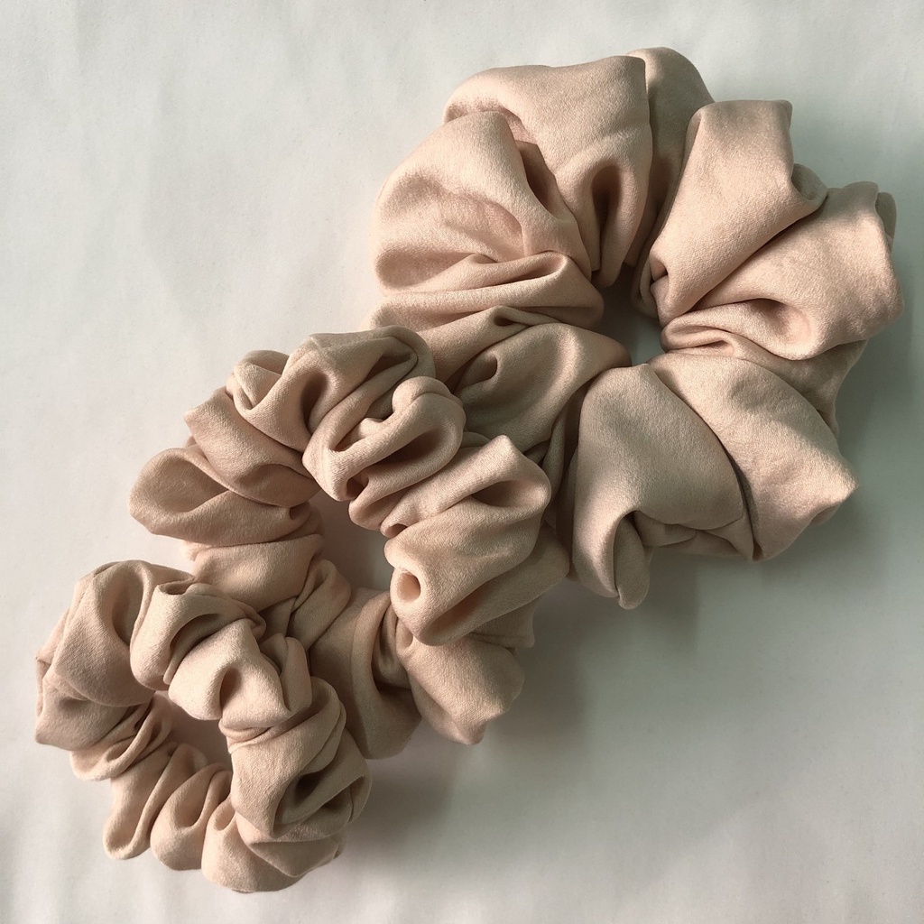 Buộc tóc Scrunchies Handmade Siêu Xinh (Hàng thủ công chính hãng Dazzle) Vải tốt - Tỉ mỉ - AMZO