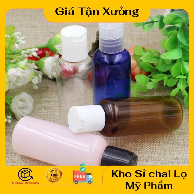 Chai Chiết Mĩ Phẩm ❤ TRÙM SỈ ❤ Chai nhựa pet nắp nhấn 100ml,50ml,30ml,20ml chiết mỹ phẩm , phụ kiện du lịch