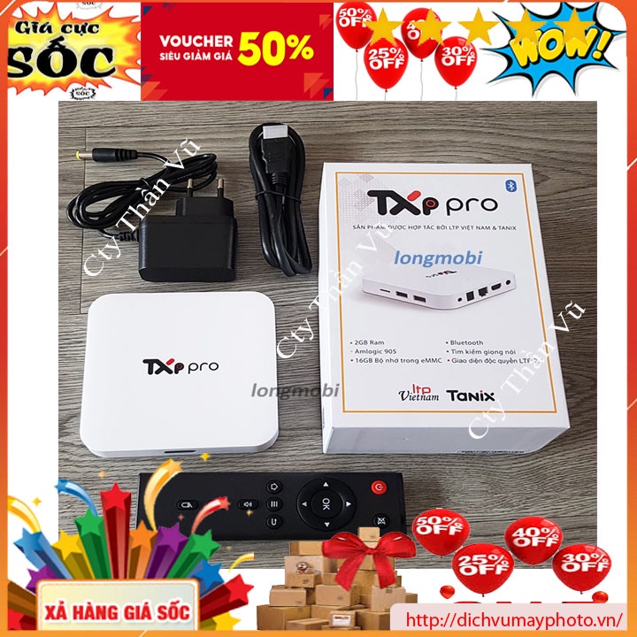 Android Tivi Box TXP Pro Xem Truyền Hình Vtvcap On