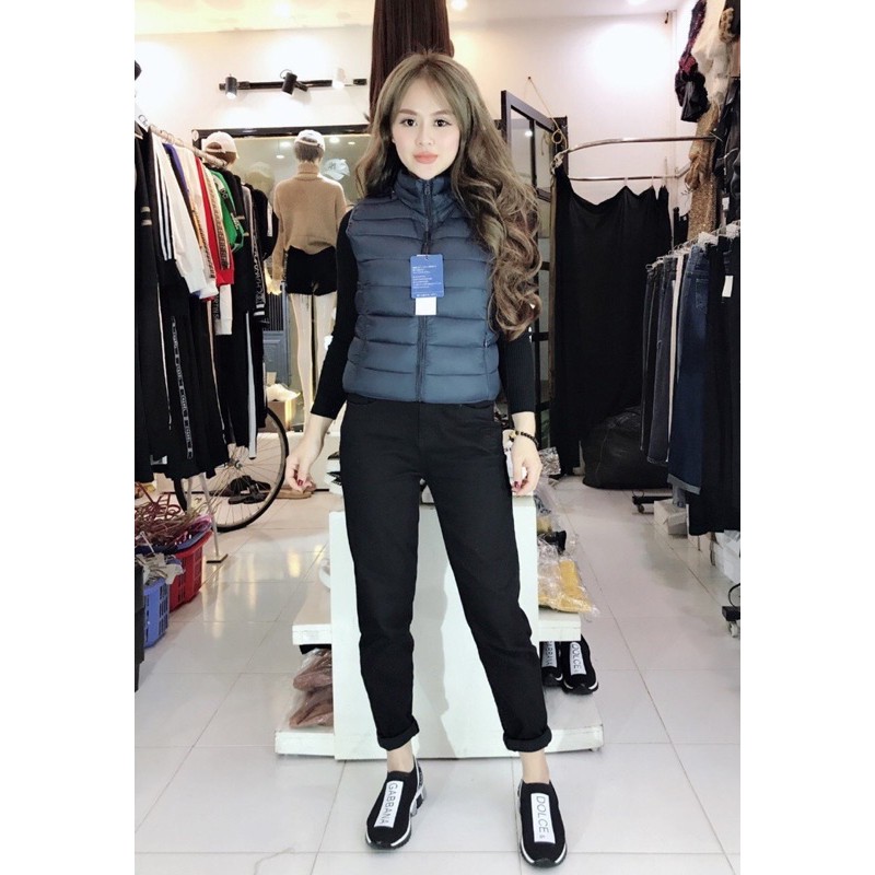 Áo gile nữ bigsize, Áo khoác phao nữ size đại mũ rời đủ size 45-80kg | BigBuy360 - bigbuy360.vn