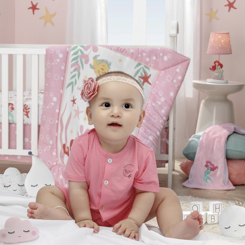 Bộ cộc tay cài thẳng petit Luxry