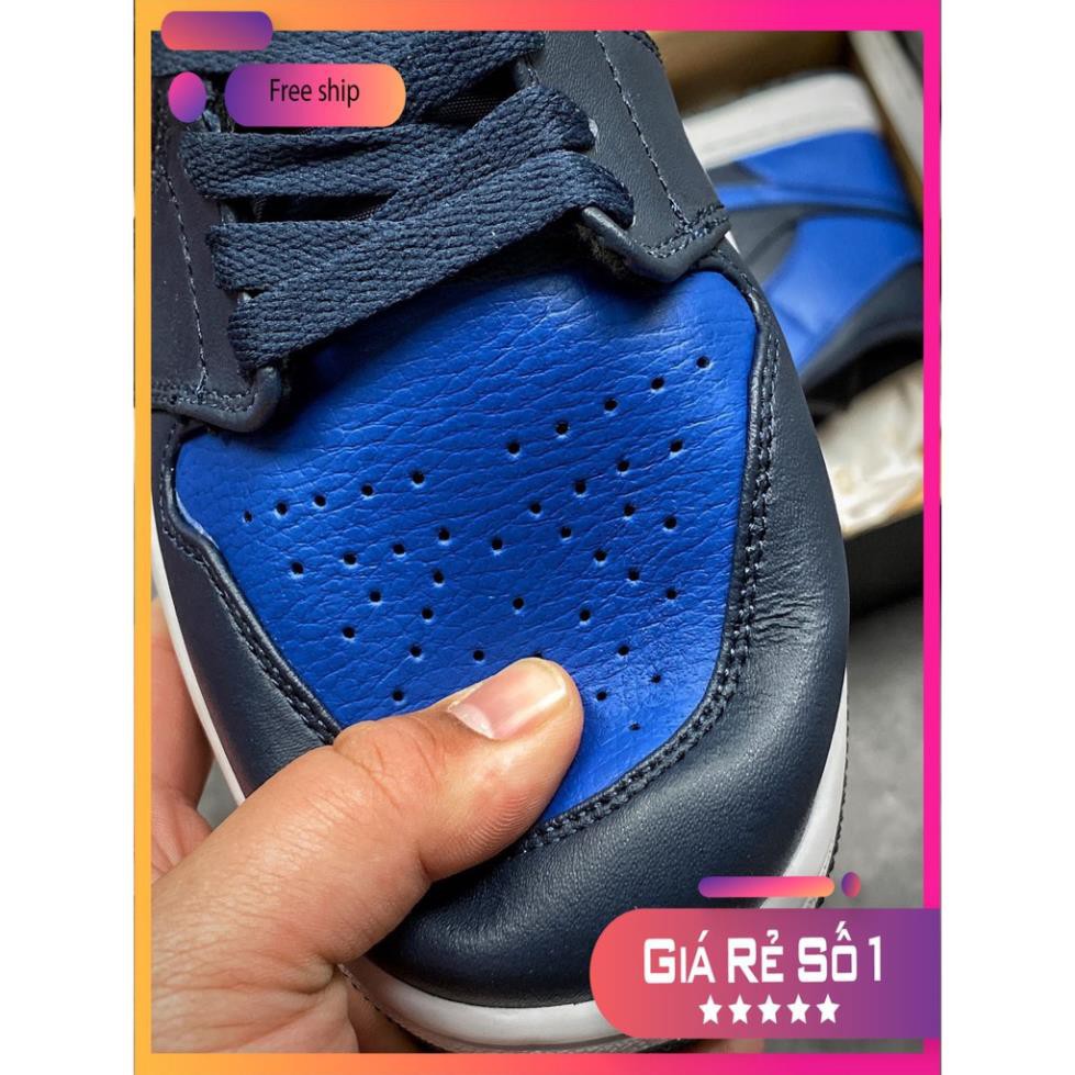 Giày thể thao Air Jordan 1 Retro Black Royal Blue cổ cao siêu đẹp cho nam và nữ
