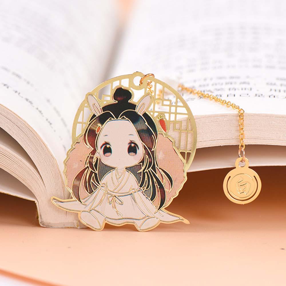 PEWANY Tian Guan Ci Fu Mặt Dây Chuyền Tua Rua Rỗng Đánh Dấu Sách Hua Cheng