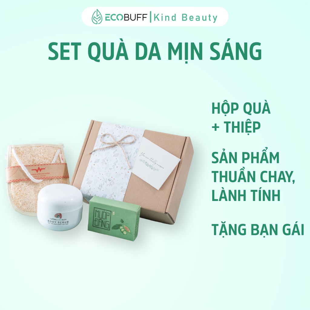 Quà sinh nhật Set Da Mịn Sáng Tẩy Tế bào chết Quà 20/11 tặng cô giáo, quà tặng bạn gái dịp 8-3, 20-10, Valentine