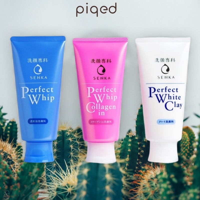 Sửa Rửa Mặt Senka Perfect Whip Collagen Tạo Bọt Mịn Màng Và Làm Sáng Da 120gr