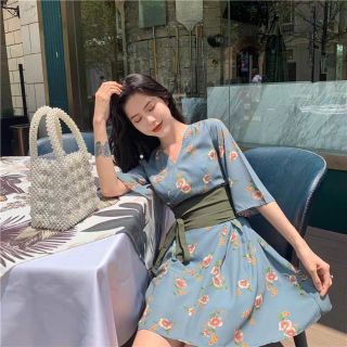 Có sẵn Đầm kimono cách tân có bigsize