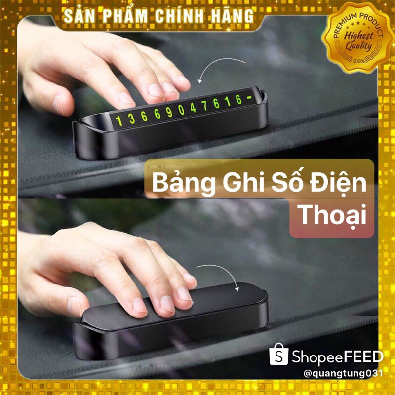 Bảng Ghi Số Điện Thoại Thẻ Đỗ Xe Hiển Thị Số Điện Thoại Gắn Taplo Xe Hơi Tiện Lợi Có Dạ Quang | BigBuy360 - bigbuy360.vn