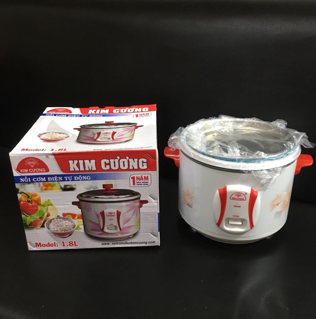 Nồi cơm điện 1.8 lít Kim Cương