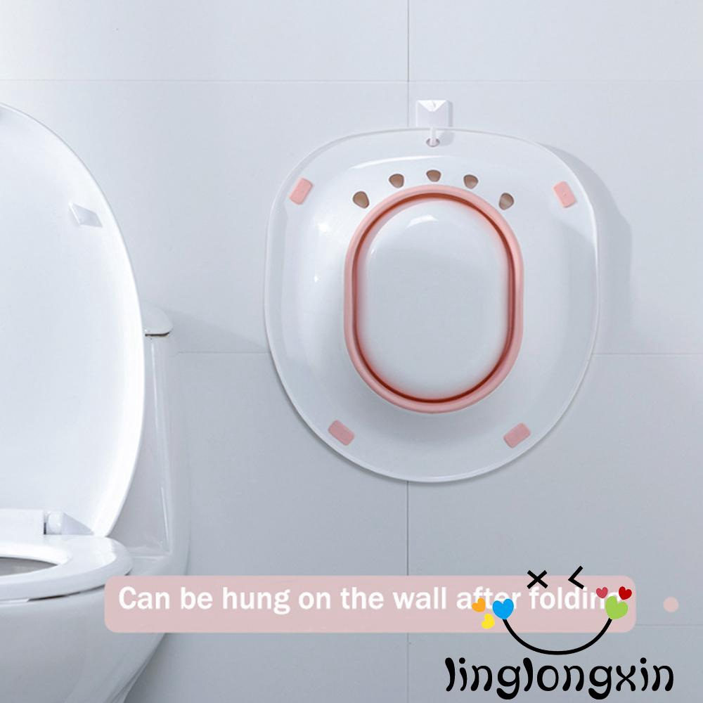 Chậu rửa nhỏ gọn đặt trong bồn cầu thích hợp cho phụ nữ đang mang thai và người bị bệnh trĩ