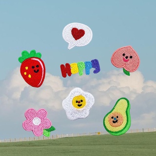 Zanmo sticker ủi thêu - patch thêu ủi quần áo trái cây