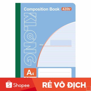 ,Sổ may KLONG A4 420tr 58/92; MS: 320