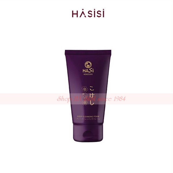 Sữa Rửa Mặt Sạch Sâu, Sáng Da HASI KOKESHI DEEP CLEANSING FOAM 100ml