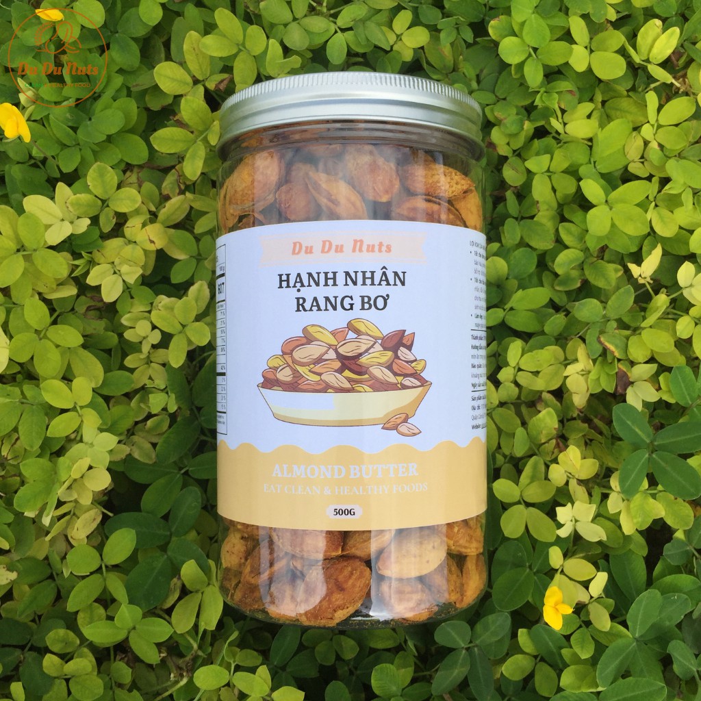 Hạt Hạnh nhân rang bơ vỏ mỏng nhập khẩu Mỹ - Thương hiệu Du Du Nuts