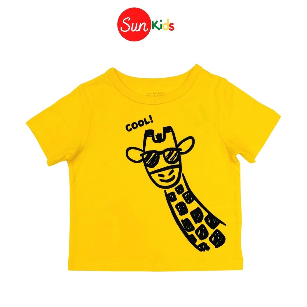 Áo thun bé trai xuất xịn, áo phông cho bé trai, chất cotton, size 6m-5 tuổi - SUNKIDS