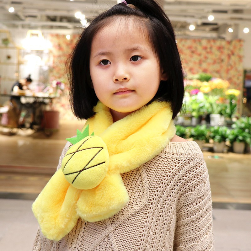 Khăn Choàng Cổ Giữ Ấm Hình Trái Cây Cho Bé