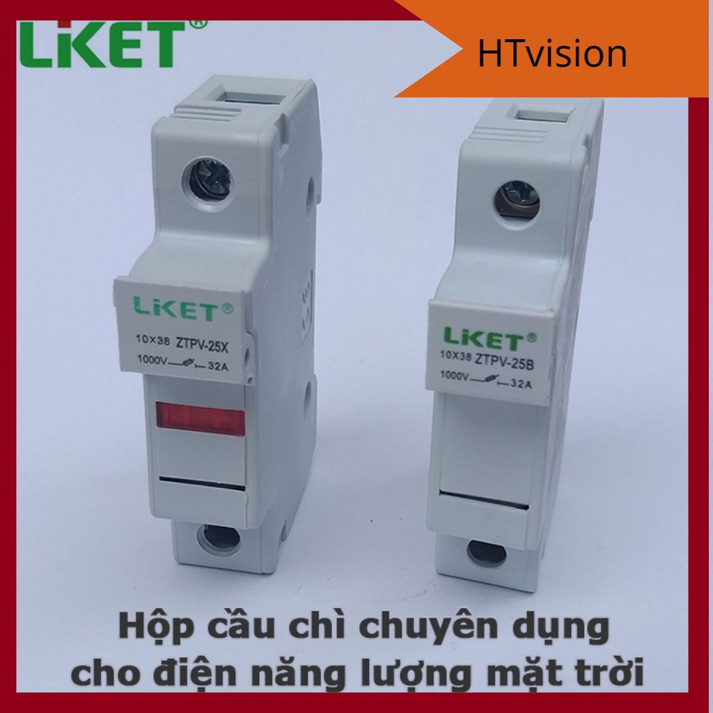 Hộp cầu chì LKET Solar 1000V DC cho điện năng lượng mặt trời.
