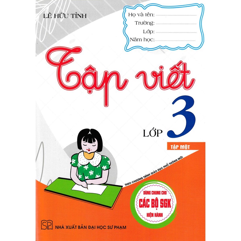 Sách - Tập viết lớp 3 - tập 1 - dùng chung cho các bộ sách giáo khoa hiện hành - HAB