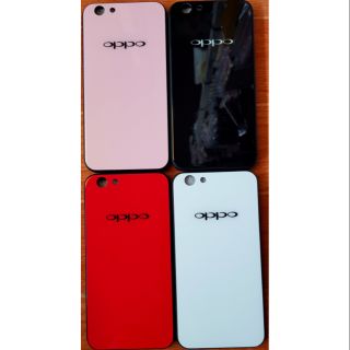 Ốp lưng Oppo F1s A59 Viền dẻo lưng kính chống trầy cao cấp