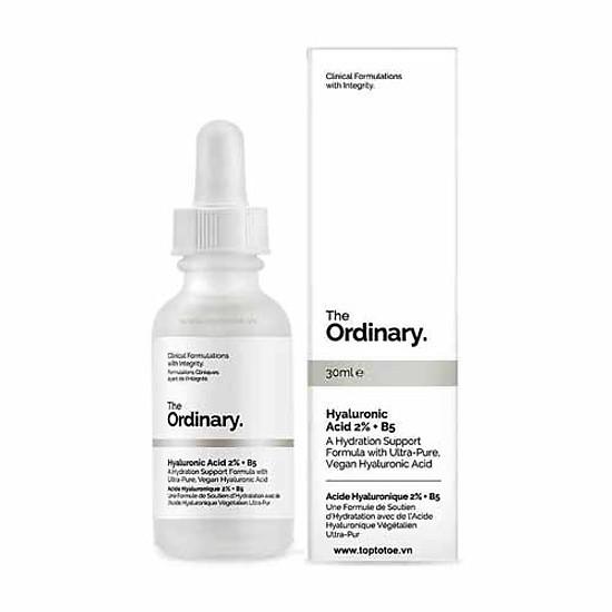 Tinh chất cấp ẩm và phục hồi The Ordinary Hyaluronic Acid 2% +B5
