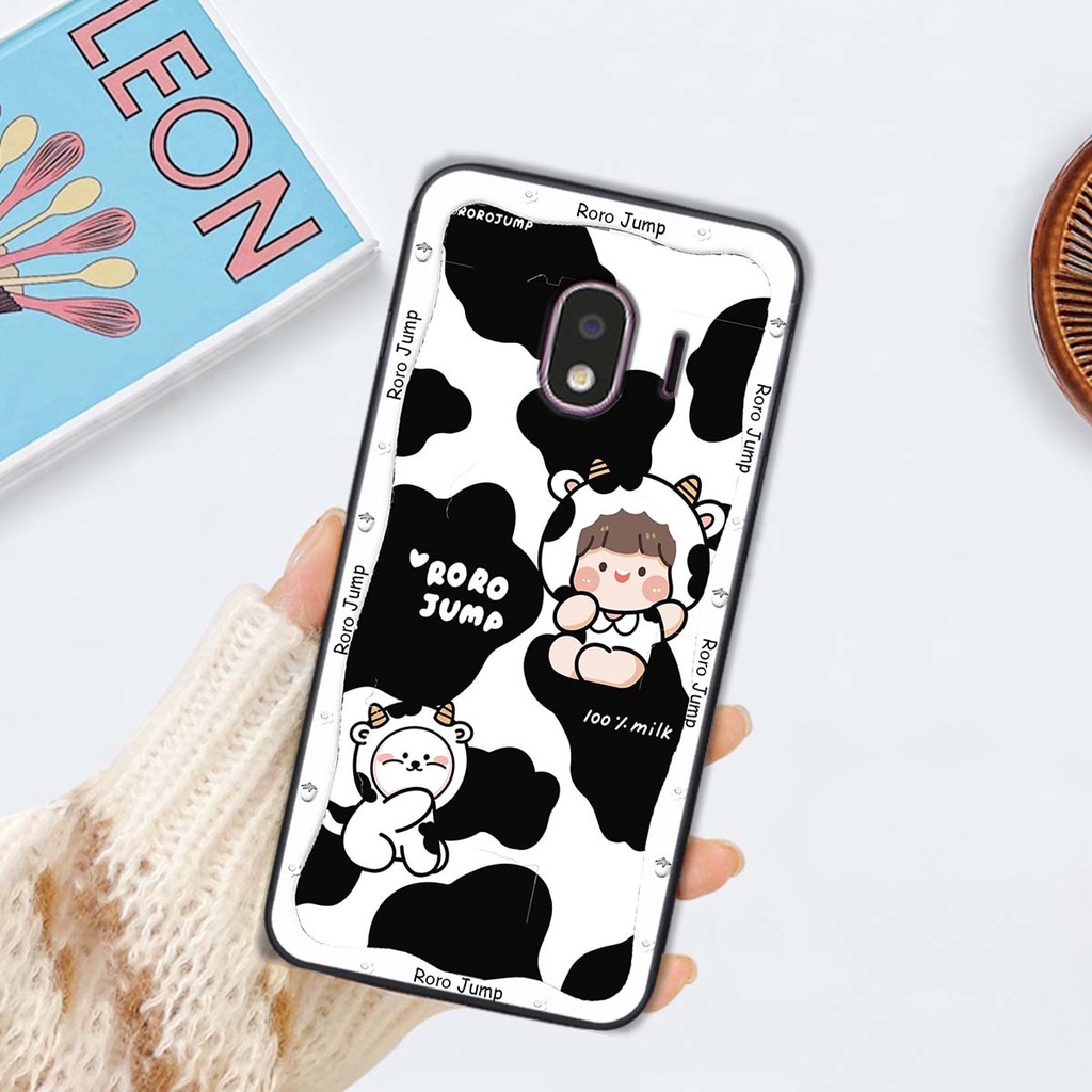 Ốp lưng Samsung J4 / J4 2018 in hình gấu cute,bò sữa 3D cute dễ thương bảo vệ điện thoại.