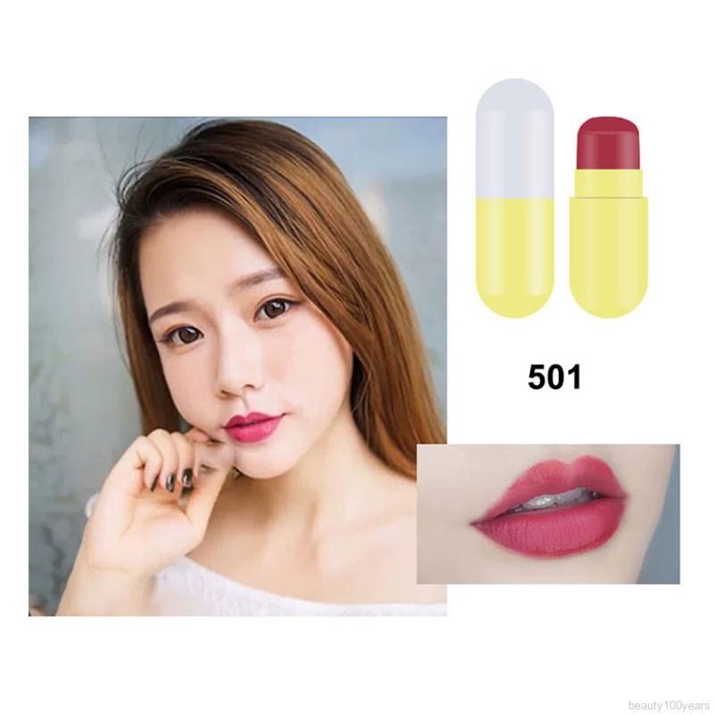 Set 5 son môi hình dạng viên nang độc đáo | BigBuy360 - bigbuy360.vn