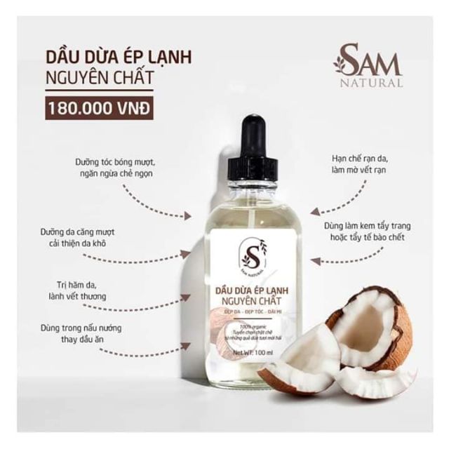 Dầu dừa ép lạnh
