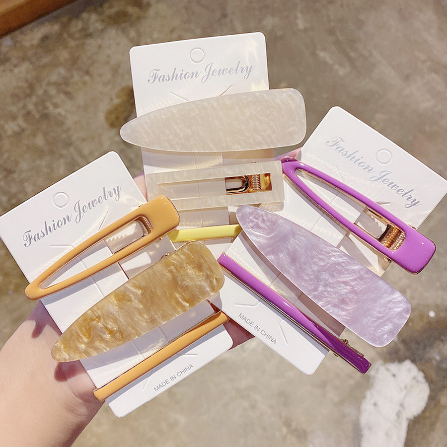 Set 3 Kẹp Tóc Họa Tiết Da Báo Thời Trang Cho Nữ