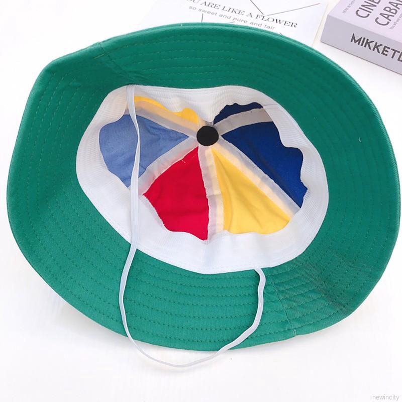 Mũ tai bèo nhiều màu sắc phối chong chóng dành cho trẻ em