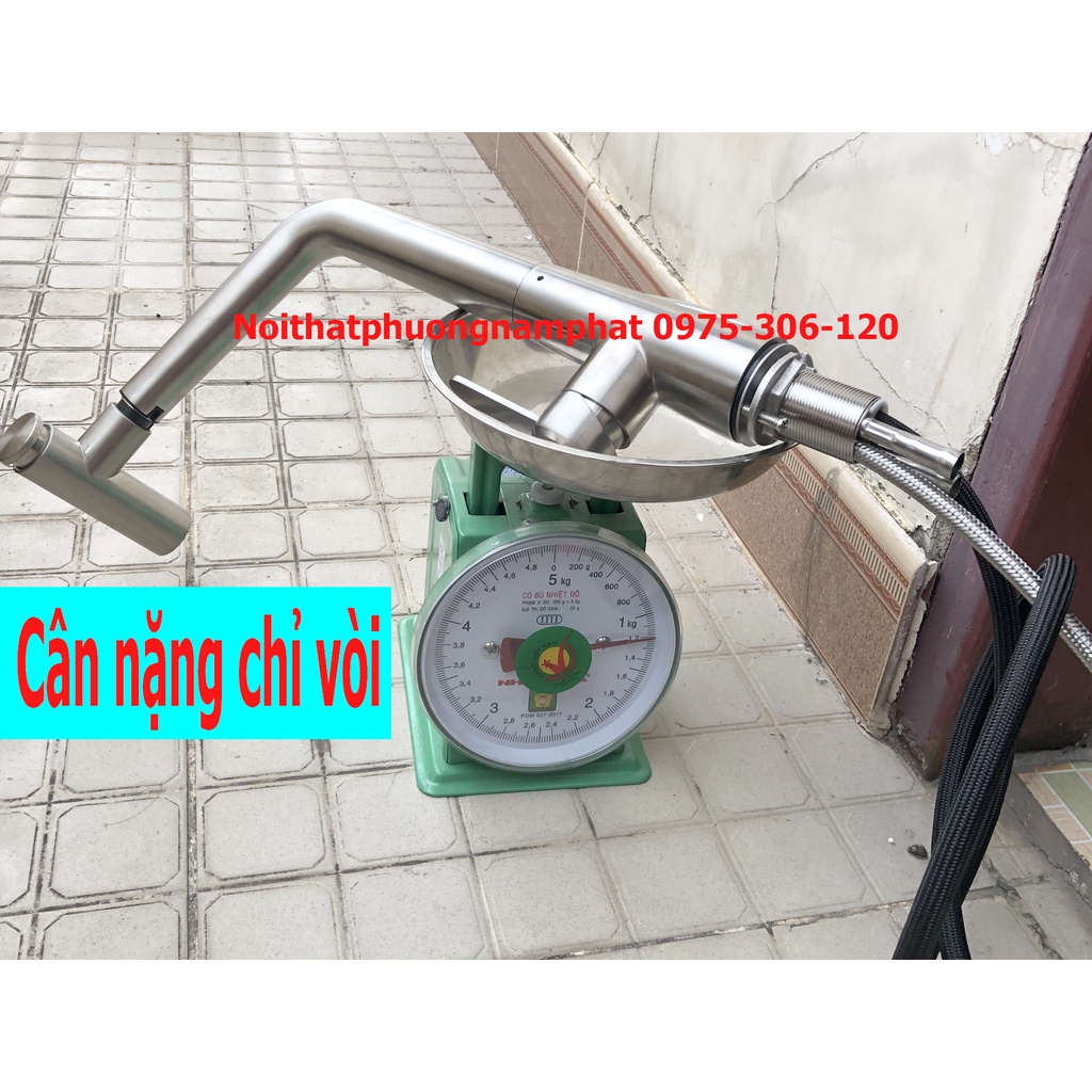 [HÀNG CAO CẤP] Vòi Rửa Chén Bát Nóng Lạnh VÒI RÚT N4008 INOX 304 RỬA ĐƯỢC MỌI VỊ TRÍ TRONG CHẬU DÂY KÉO DÀI ĐƯỢC