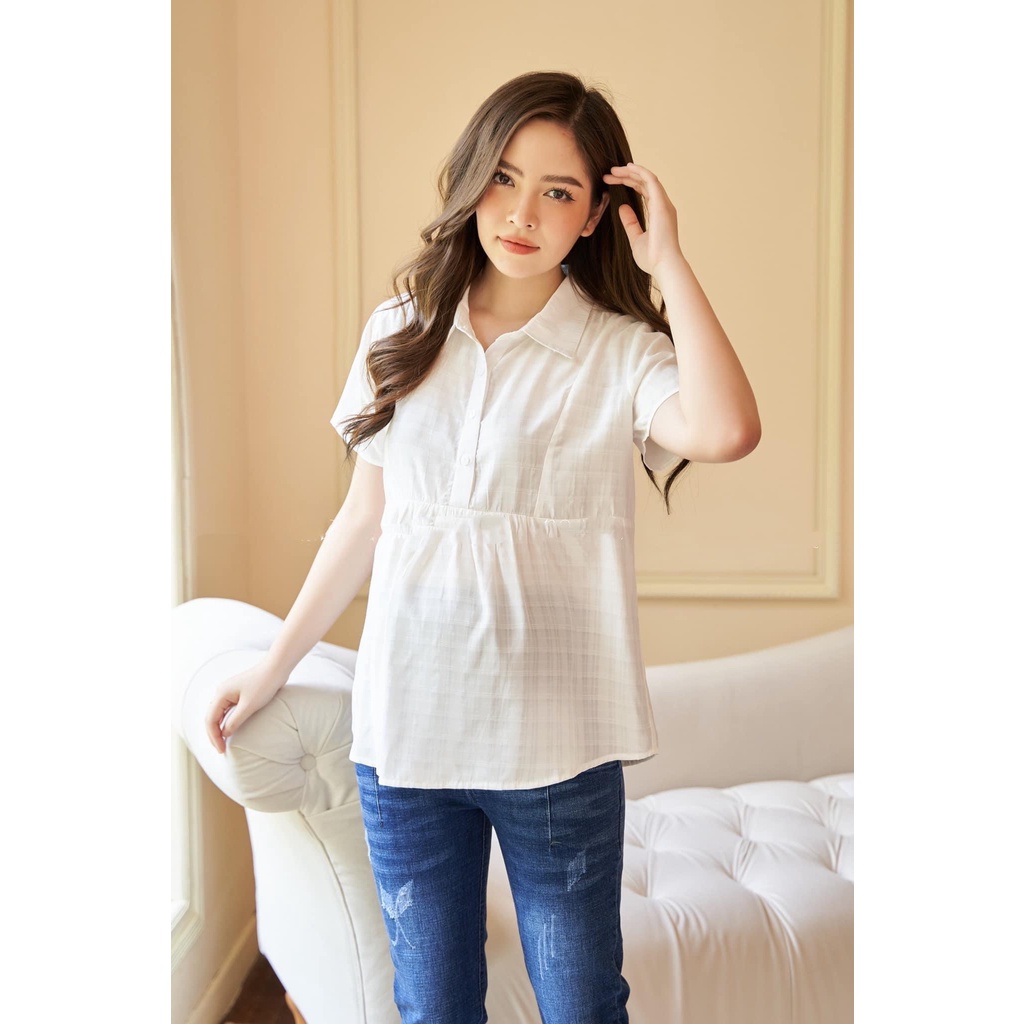 Quần jean bầu cao cấp có đáp bụng và chun chỉnh(S-3Xl)