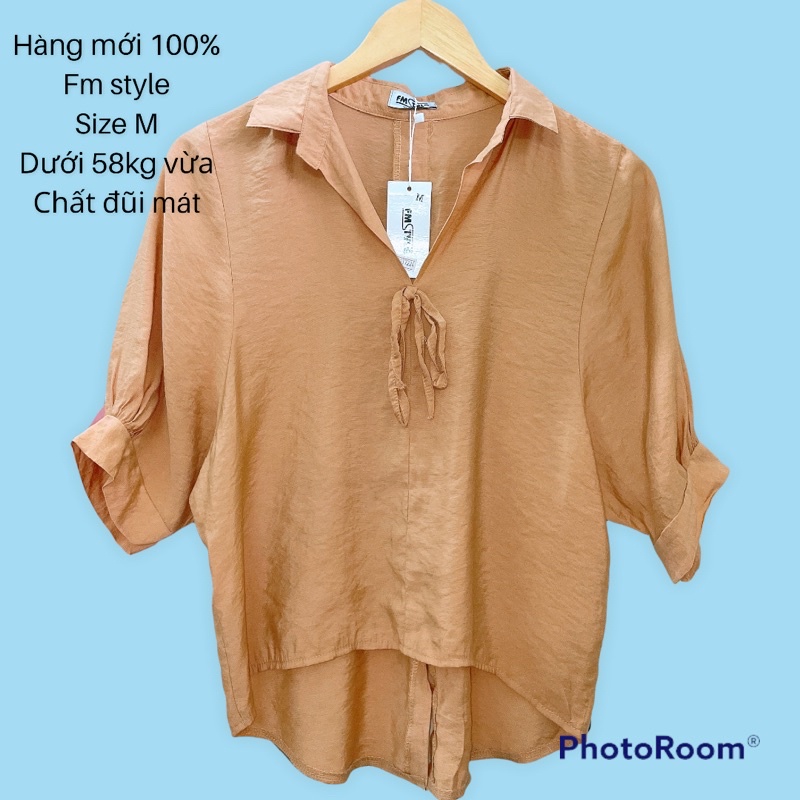 ÁO KIỂU NEW TAG FMSTYLE CAM TAY BỒNG