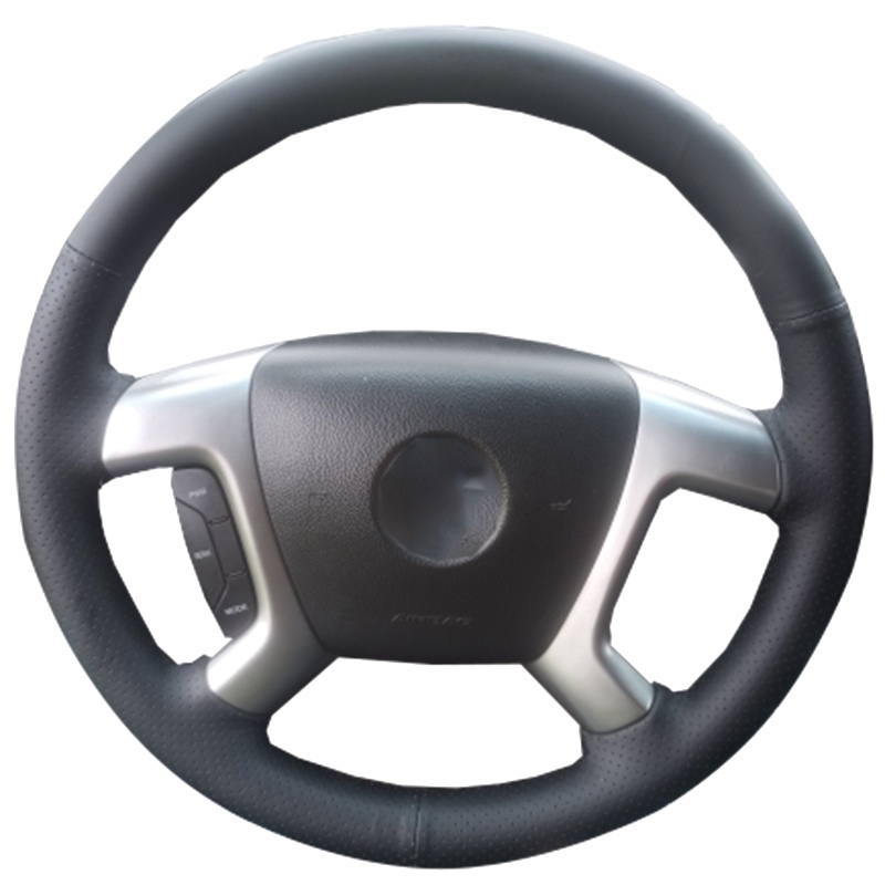 Vỏ Bọc Vô Lăng Bằng Da Handmade Cho Chevrolet Captiva 2007-2014 Silverado GMC Sierra 2007