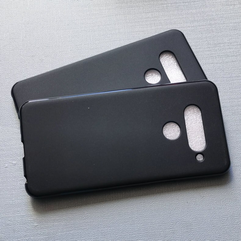 [Loại Tốt] Ốp lưng LG V50 Dẻo Đen Nhám Mịn