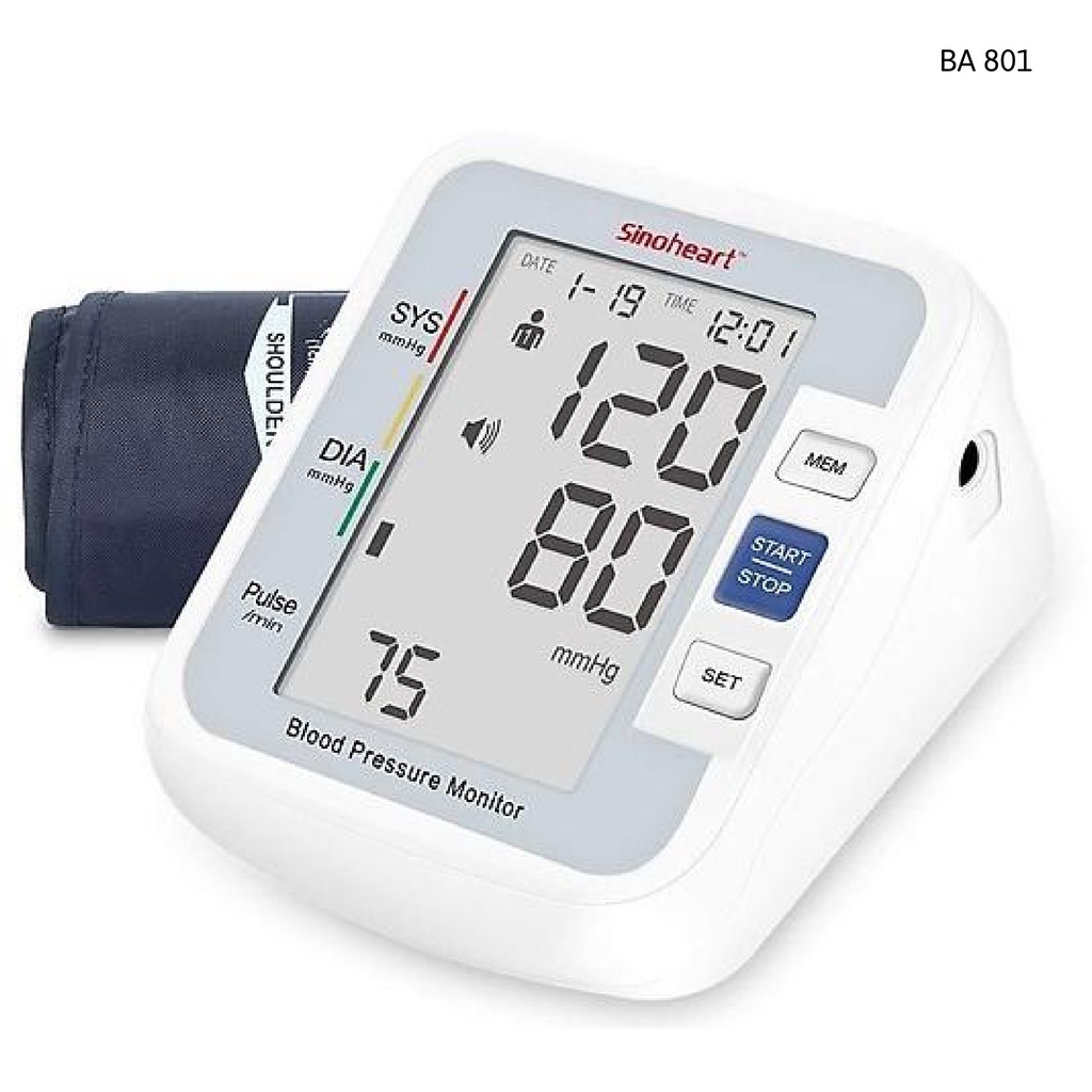 Máy Đo Huyết Áp Sinocare BA-801 Có Giọng Nói Tiếng Việt, Nhập Khẩu Chính Hãng Đức