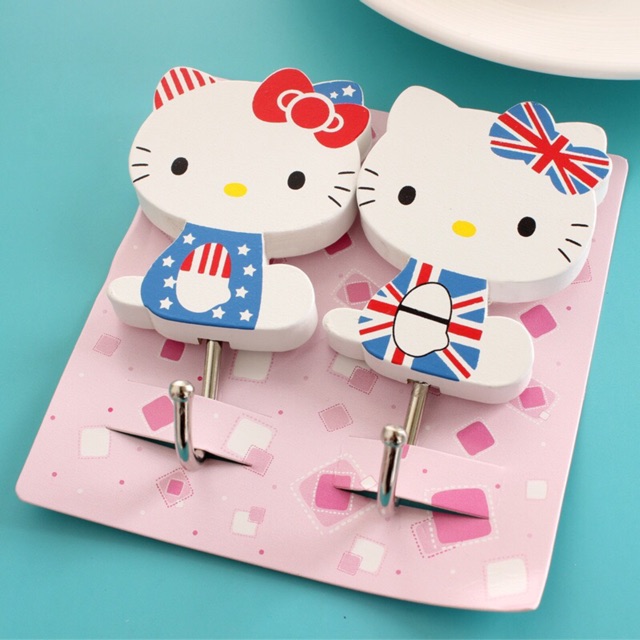 Set cặp móc dán Hello Kitty