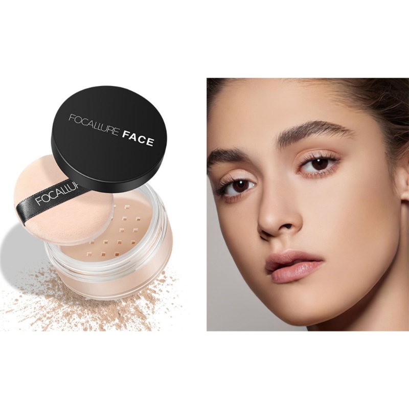 Phấn Phủ Dạng Bột Kiềm Dầu Không Có Mút Trang Điểm