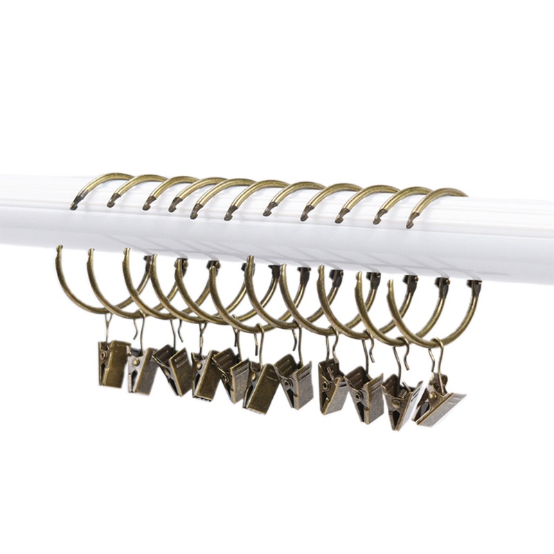 Set 20 Vòng Kẹp Rèm Cửa Nhà Tắm Chuyên Dụng