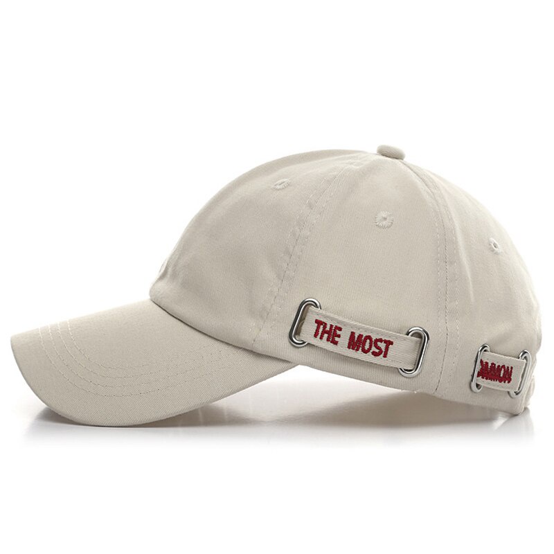 Mũ lưỡi trai thêu chữ thời trang unisex đơn giản