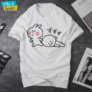 Áo Cặp Dễ Thương In Hình Thỏ Ngộ Nghĩnh Cute Cho Bff F712l3